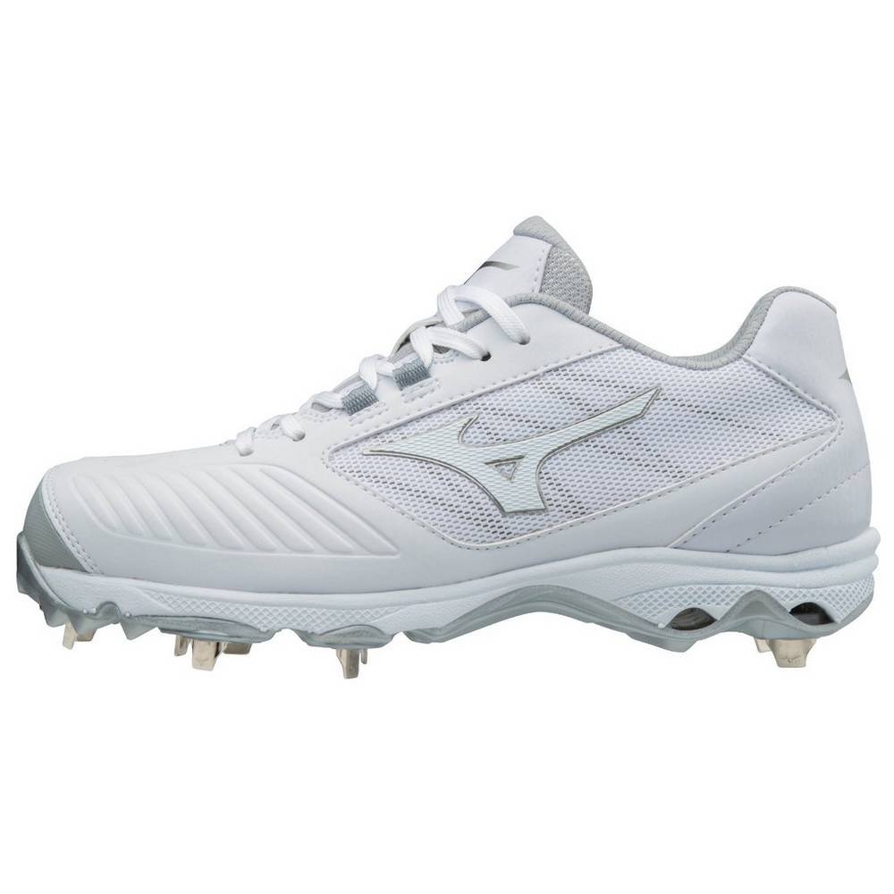 Damske Softball Obuv Mizuno 9-Spike Advanced Sweep 4 Nizke Metal Biele Vypredaj MUJB15639